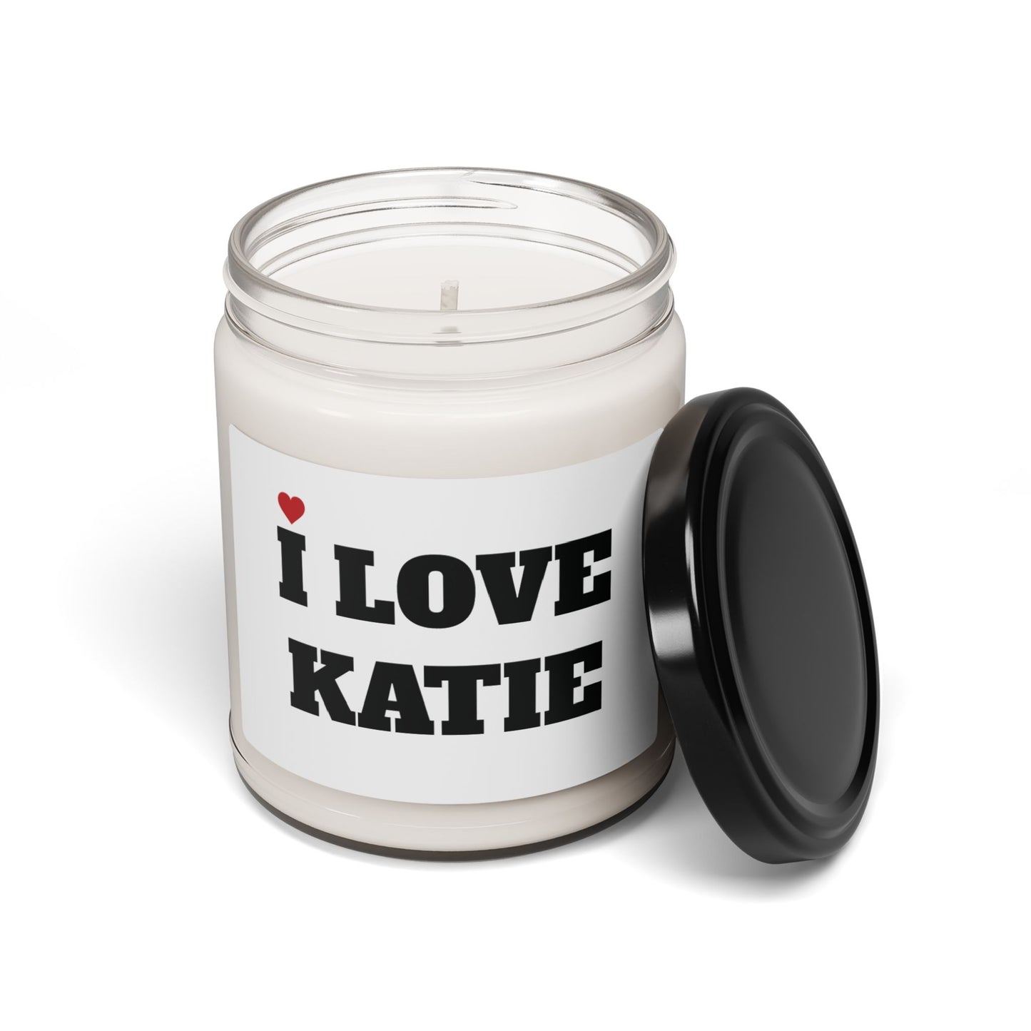 I LOVE KATIE <3 CANDLE