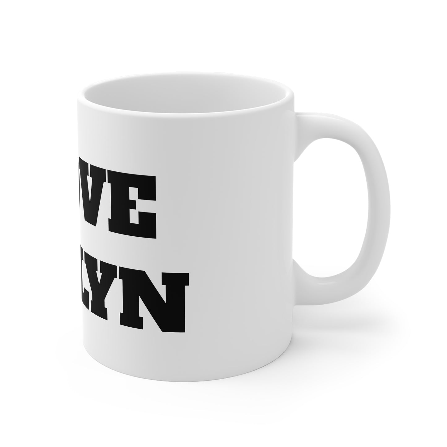 I LOVE EVELYN MUG
