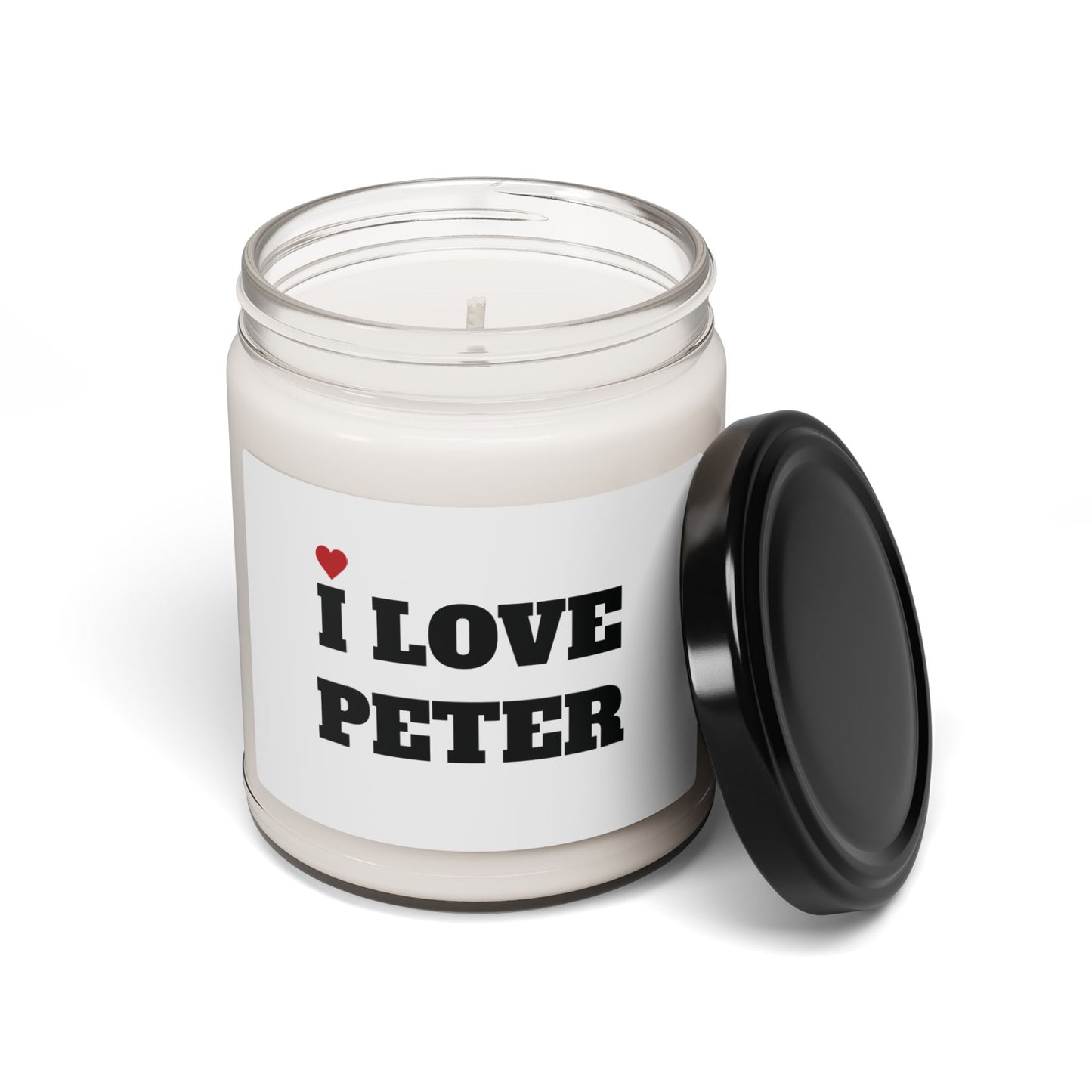 I LOVE PETER <3 CANDLE