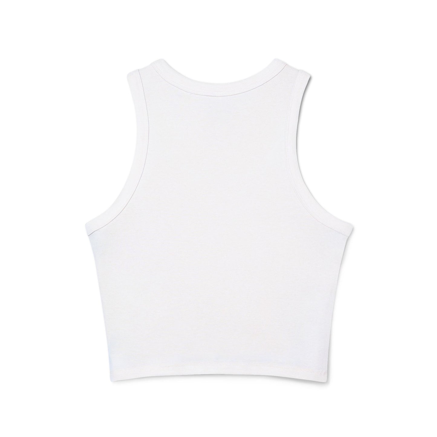 I LOVE ME Micro Rib Racer Tank Top