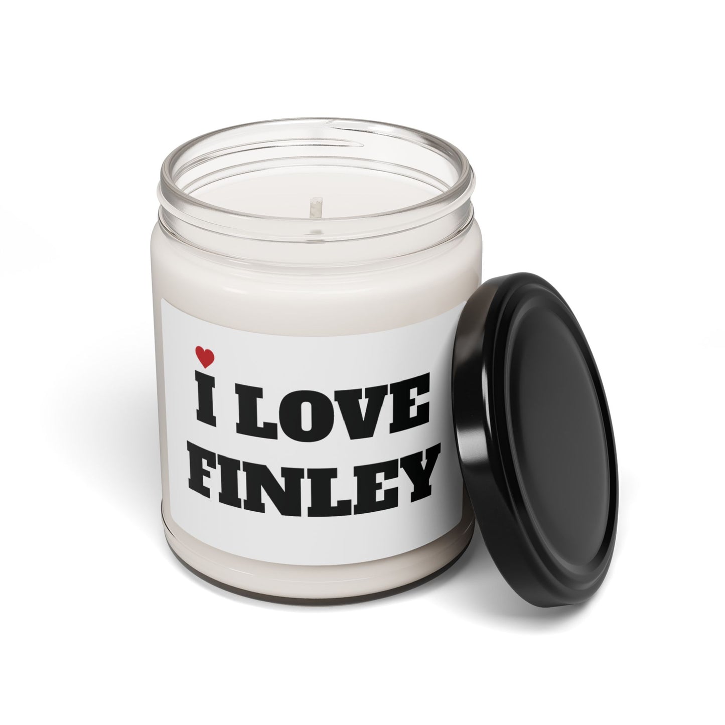 I LOVE FINLEY <3 CANDLE