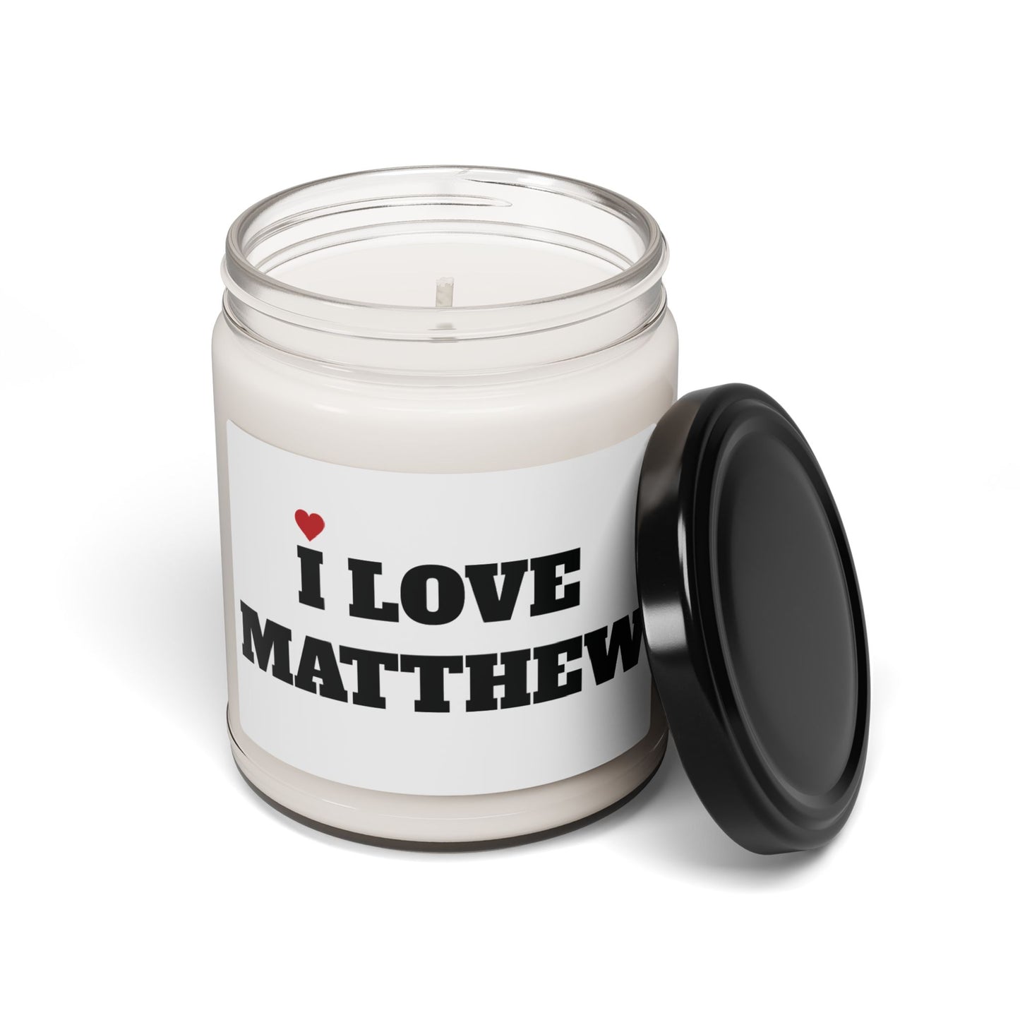 I LOVE MATTHEW <3 CANDLE