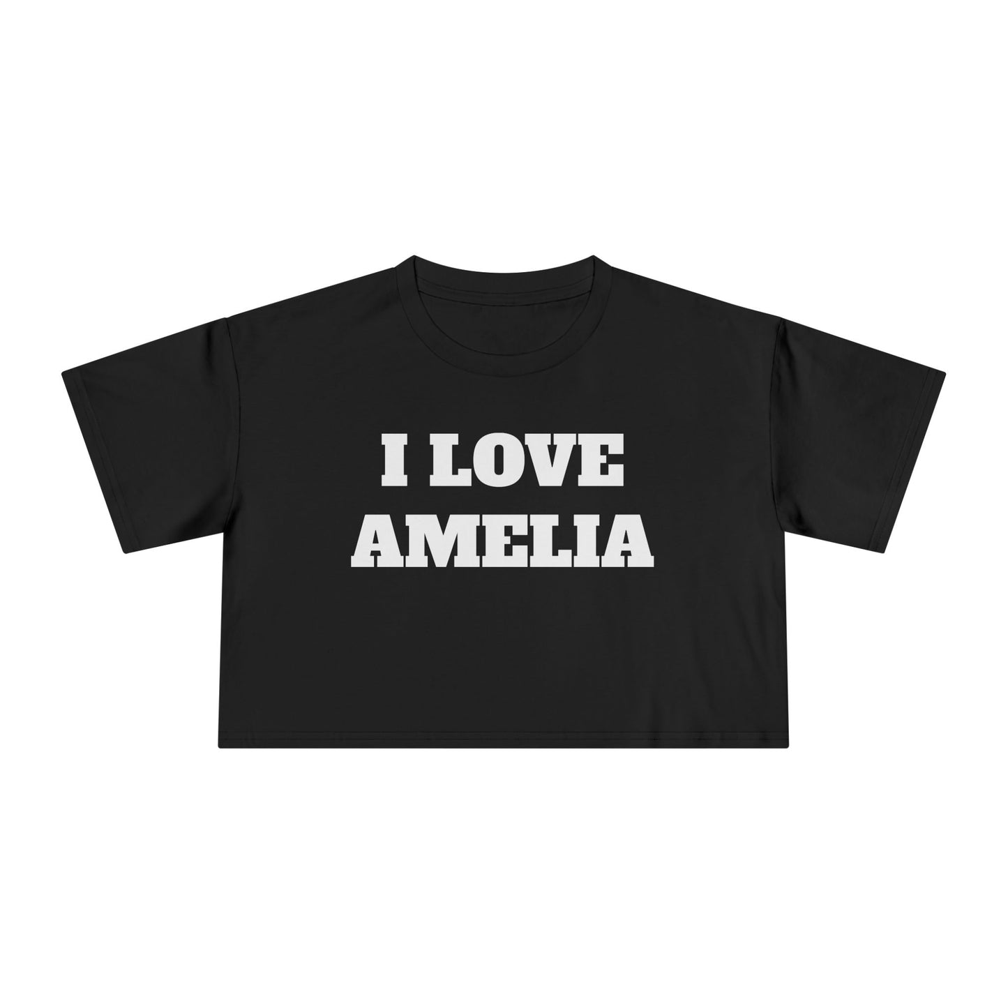 I LOVE AMELIA Crop Tee