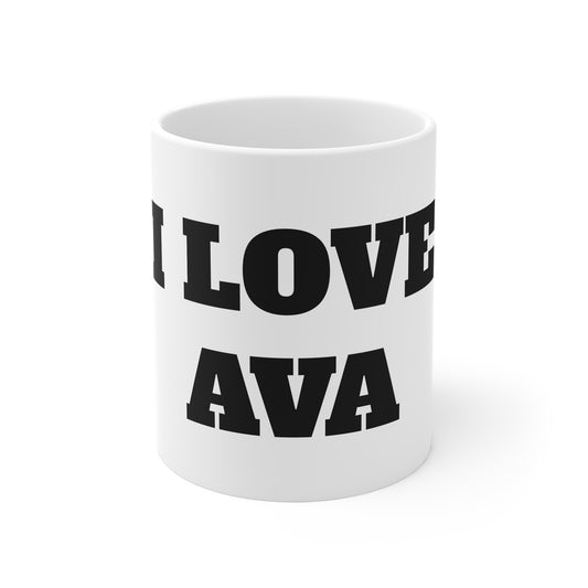 I LOVE AVA MUG