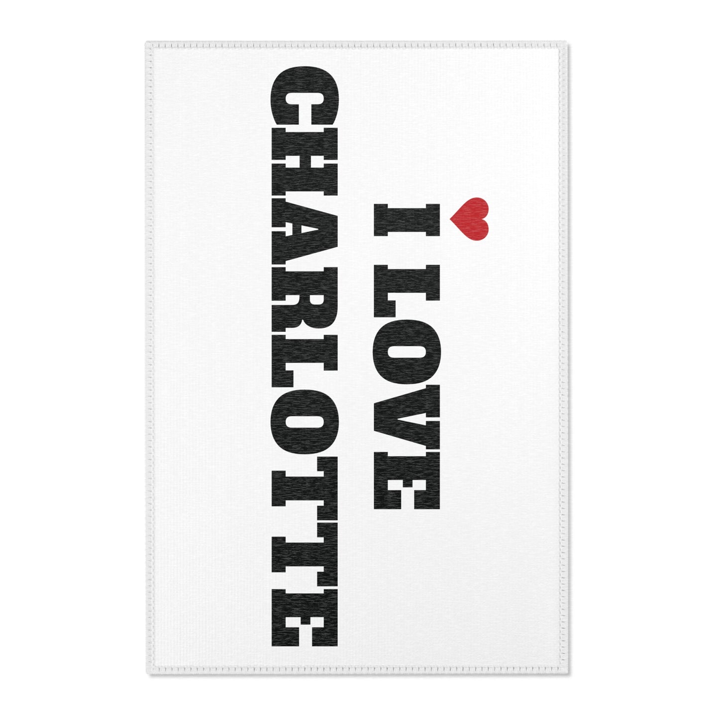I LOVE CHARLOTTE <3 RUG
