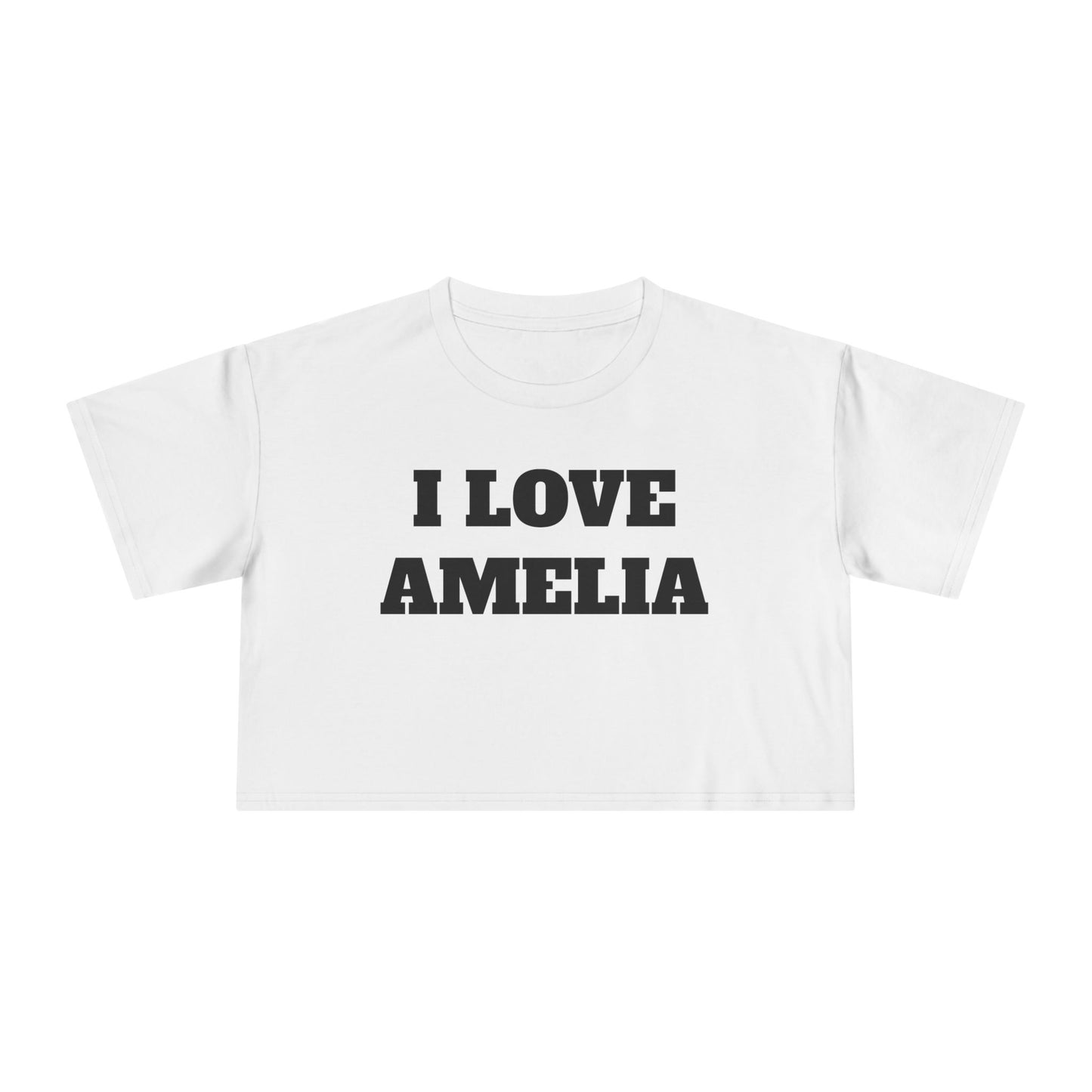 I LOVE AMELIA Crop Tee