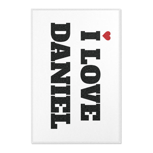 I LOVE DANIEL <3 RUG
