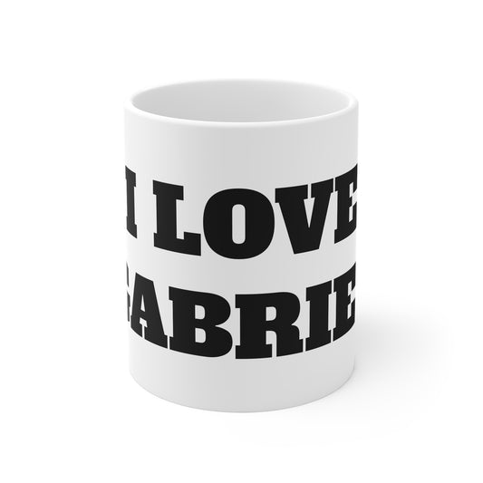 I LOVE GABRIEL MUG