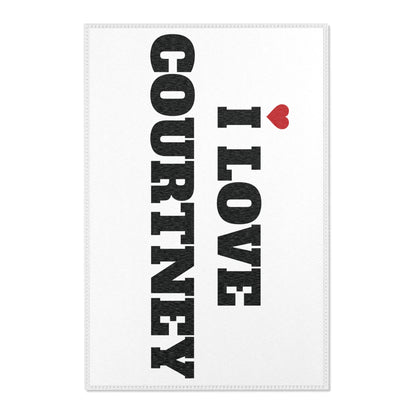 I LOVE COURTNEY <3 RUG