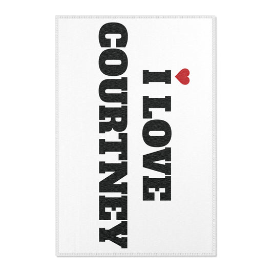 I LOVE COURTNEY <3 RUG