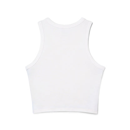 I LOVE ME Micro Rib Racer Tank Top