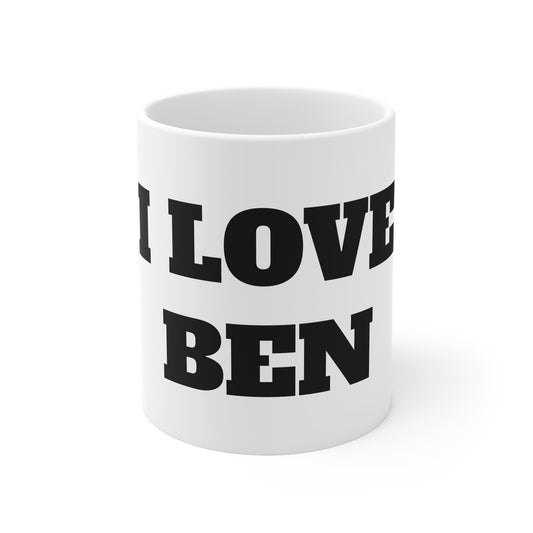 I LOVE BEN MUG