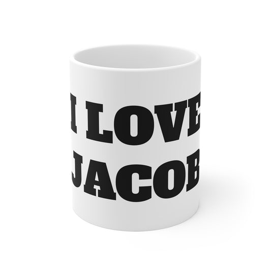 I LOVE JACOB MUG
