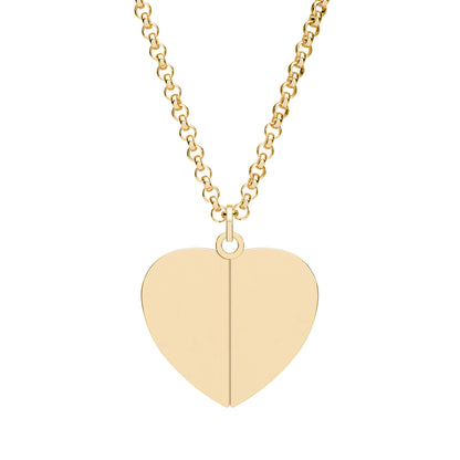 CREATE YOUR OWN HIDDEN MESSAGE HEART NECKLACE