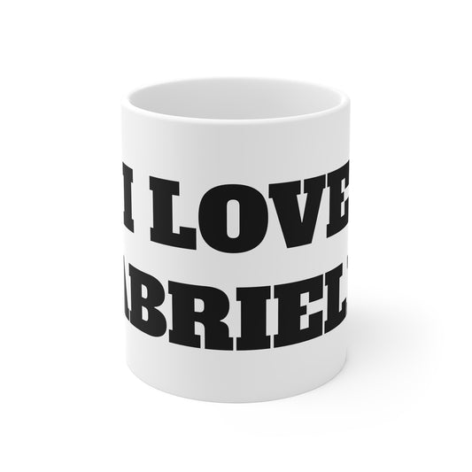 I LOVE GABRIELLA MUG
