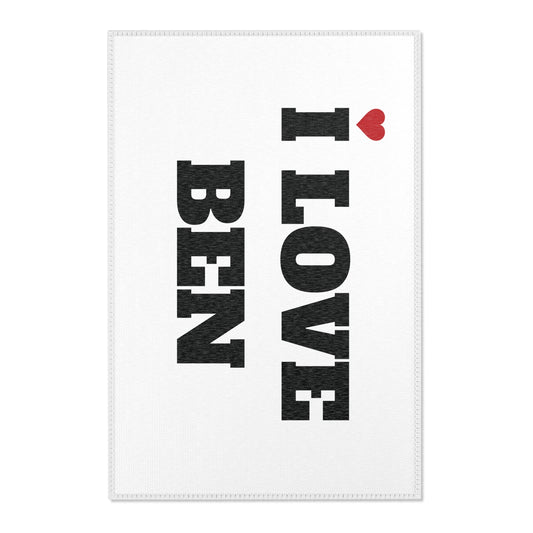 I LOVE BEN <3 RUG