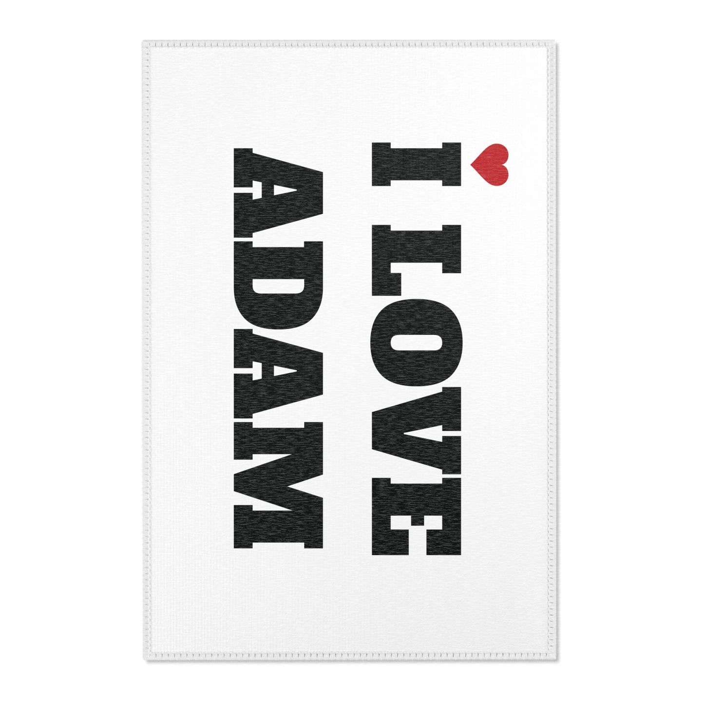 I LOVE ADAM <3 RUG