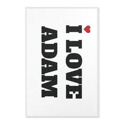 I LOVE ADAM <3 RUG