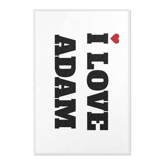 I LOVE ADAM <3 RUG