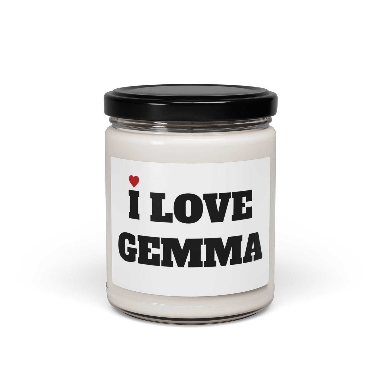 I LOVE GEMMA <3 CANDLE
